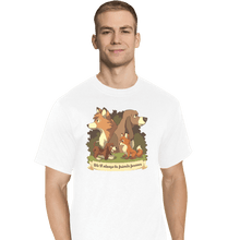 Load image into Gallery viewer, Shirts T-Shirts, Tall / Large / White Forever Is A Long Time