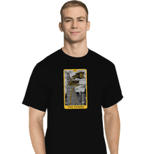 Load image into Gallery viewer, Shirts T-Shirts, Tall / Large / Black Tarot The Tower