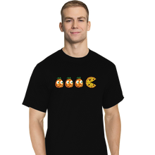 Load image into Gallery viewer, Daily_Deal_Shirts T-Shirts, Tall / Large / Black Pizza-Man!