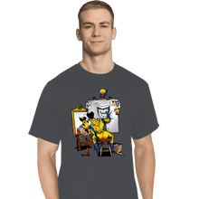 Load image into Gallery viewer, Daily_Deal_Shirts T-Shirts, Tall / Large / Charcoal Snikt Portriat