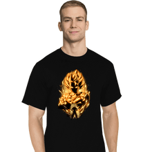 Load image into Gallery viewer, Shirts T-Shirts, Tall / Large / Black Golden Saiyan Vegito