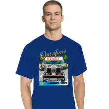 Load image into Gallery viewer, Daily_Deal_Shirts T-Shirts, Tall / Large / Royal Blue Out Run And Time