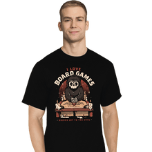 Load image into Gallery viewer, Daily_Deal_Shirts T-Shirts, Tall / Large / Black I Love Board Games