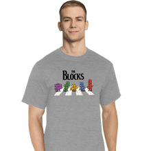Load image into Gallery viewer, Last_Chance_Shirts T-Shirts, Tall / Large / Sports Grey The Blocks