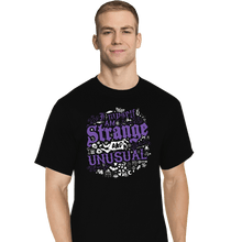 Load image into Gallery viewer, Daily_Deal_Shirts T-Shirts, Tall / Large / Black I Myself Am Strange And Unusual