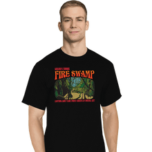 Load image into Gallery viewer, Daily_Deal_Shirts T-Shirts, Tall / Large / Black Famous Fire Swamp
