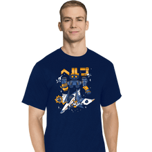 Load image into Gallery viewer, Secret_Shirts T-Shirts, Tall / Large / Navy Space Troubles