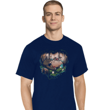 Load image into Gallery viewer, Shirts T-Shirts, Tall / Large / Navy Forest Dreamers
