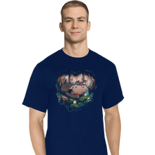 Load image into Gallery viewer, Shirts T-Shirts, Tall / Large / Navy Forest Dreamers