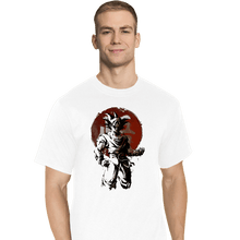 Load image into Gallery viewer, Shirts T-Shirts, Tall / Large / White Saiyan Sun