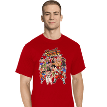 Load image into Gallery viewer, Shirts T-Shirts, Tall / Large / Red Street Fighter DBZ