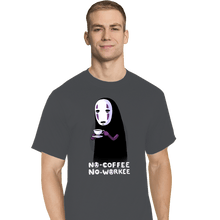 Load image into Gallery viewer, Daily_Deal_Shirts T-Shirts, Tall / Large / Charcoal No Face No Coffee