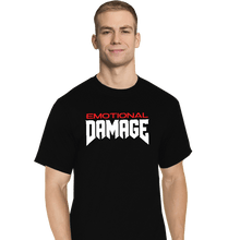Load image into Gallery viewer, Daily_Deal_Shirts T-Shirts, Tall / Large / Black Emotional Damage