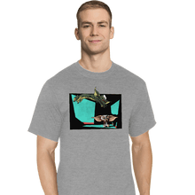 Load image into Gallery viewer, Daily_Deal_Shirts T-Shirts, Tall / Large / Sports Grey Gizmo And Stripe