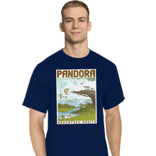 Load image into Gallery viewer, Shirts T-Shirts, Tall / Large / Navy Visit Pandora