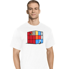 Load image into Gallery viewer, Shirts T-Shirts, Tall / Large / White Solving The Cube