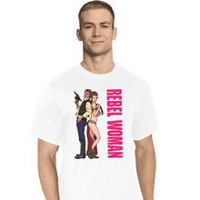 Load image into Gallery viewer, Daily_Deal_Shirts T-Shirts, Tall / Large / White Rebel Woman