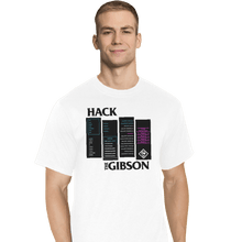 Load image into Gallery viewer, Shirts T-Shirts, Tall / Large / White Hack The Gibson