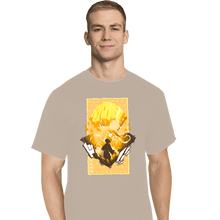 Load image into Gallery viewer, Shirts T-Shirts, Tall / Large / White Thunder Breathing