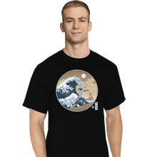 Load image into Gallery viewer, Shirts T-Shirts, Tall / Large / Black The Great Wave Of Republic City
