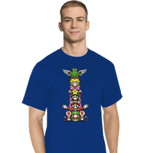 Load image into Gallery viewer, Secret_Shirts T-Shirts, Tall / Large / Royal Blue Totem Of Heroes