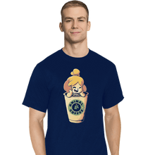 Load image into Gallery viewer, Shirts T-Shirts, Tall / Large / Navy Animal Coffee