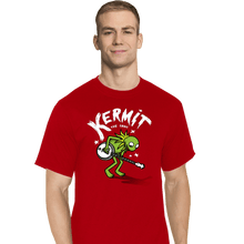 Load image into Gallery viewer, Shirts T-Shirts, Tall / Large / Red Banjoist Frog