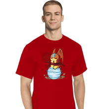 Load image into Gallery viewer, Daily_Deal_Shirts T-Shirts, Tall / Large / Red Digi Air Bending