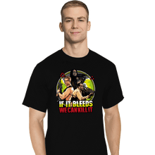 Load image into Gallery viewer, Daily_Deal_Shirts T-Shirts, Tall / Large / Black If It Bleeds We Can Kill It