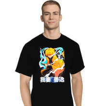 Load image into Gallery viewer, Shirts T-Shirts, Tall / Large / Black Zenitsu