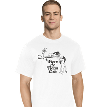 Load image into Gallery viewer, Shirts T-Shirts, Tall / Large / White Where The Reign Ends