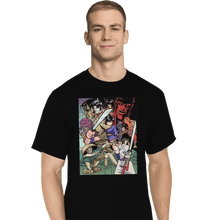 Load image into Gallery viewer, Shirts T-Shirts, Tall / Large / Black Ninja Scroll
