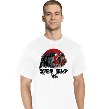 Load image into Gallery viewer, Shirts T-Shirts, Tall / Large / White Kaiju VS Titan