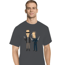 Load image into Gallery viewer, Shirts T-Shirts, Tall / Large / Charcoal T800 and T1000
