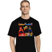Load image into Gallery viewer, Shirts T-Shirts, Tall / Large / Black Goku VS Vegeta Alternate Version