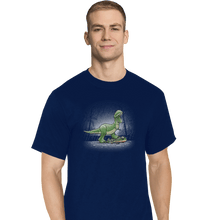 Load image into Gallery viewer, Shirts T-Shirts, Tall / Large / Navy Jurassic Toy