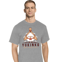Load image into Gallery viewer, Shirts T-Shirts, Tall / Large / Sports Grey Yukinko Snowflake