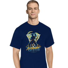 Load image into Gallery viewer, Shirts T-Shirts, Tall / Large / Navy Retro Airbender