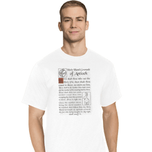 Load image into Gallery viewer, Shirts T-Shirts, Tall / Large / White Holy Hand Grenade Script