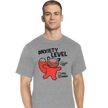 Load image into Gallery viewer, Daily_Deal_Shirts T-Shirts, Tall / Large / Sports Grey Anxiety Level Panda