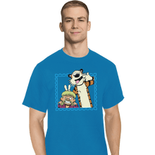 Load image into Gallery viewer, Shirts T-Shirts, Tall / Large / Royal Exotic Joe and Tiger