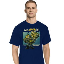 Load image into Gallery viewer, Shirts T-Shirts, Tall / Large / Navy Rash Can Smash