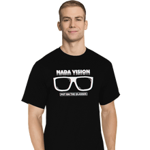 Load image into Gallery viewer, Shirts T-Shirts, Tall / Large / Black Nada Vision