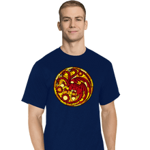 Load image into Gallery viewer, Daily_Deal_Shirts T-Shirts, Tall / Large / Navy Age Of The Dragon