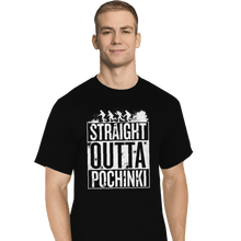 Load image into Gallery viewer, Shirts T-Shirts, Tall / Large / Black Straight Outta Pochinki