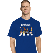 Load image into Gallery viewer, Daily_Deal_Shirts T-Shirts, Tall / Large / Royal Blue The Best Friends Road