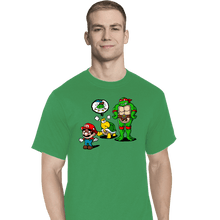Load image into Gallery viewer, Secret_Shirts T-Shirts, Tall / Large / Sports Grey Turtle Big Bro