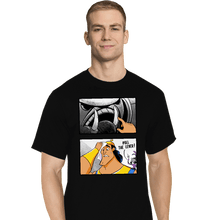 Load image into Gallery viewer, Daily_Deal_Shirts T-Shirts, Tall / Large / Black Pull The Lever
