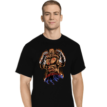 Load image into Gallery viewer, Daily_Deal_Shirts T-Shirts, Tall / Large / Black Sagat Fighter