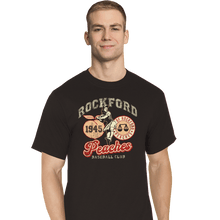 Load image into Gallery viewer, Daily_Deal_Shirts T-Shirts, Tall / Large / Black Rockford Peaches